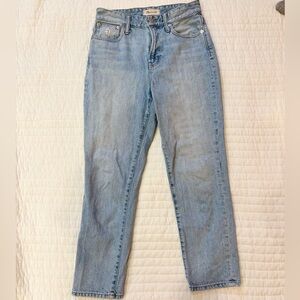 Madewell The Curvy Perfect Vintage Jean Light Wash Size 25